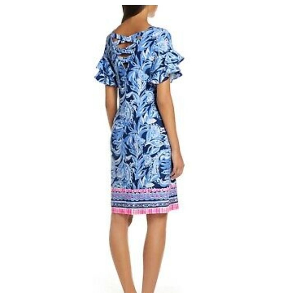 Lilly Pulitzer Dianna Dress in High Tide Navy, XXS - Picture 14 of 14